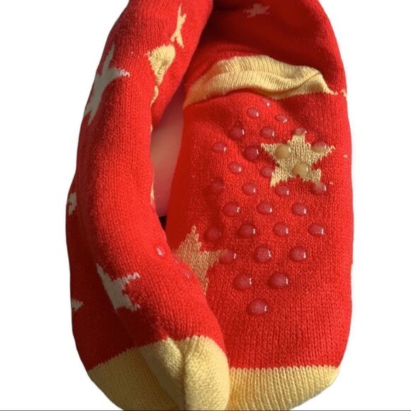NWT SHERPA Christmas Theme Socks - Sheep Pattern Slipper Socks Non-Slip - Picture 6 of 7